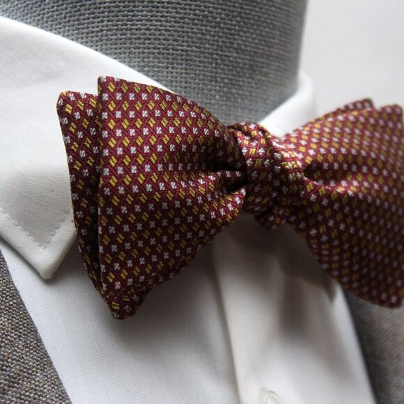 Men's bow tie Silk Self-tied Gift Box - Picture 7 of 9